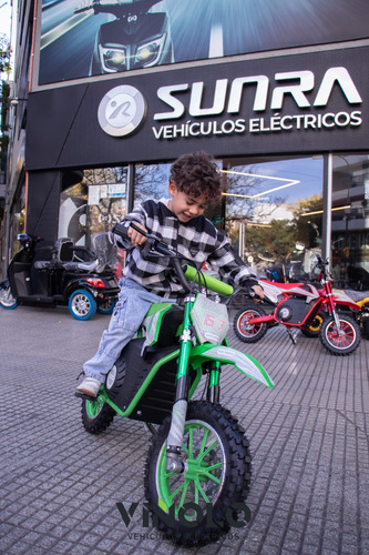Moto Mini Enduro Electrica Sunra Casco + Envio / M