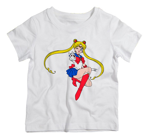 Camiseta Infantil Menina Sailor Moon Magico