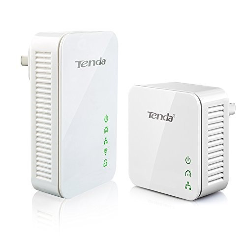 Kit Extensor De Red Powerline Tenda Pw201a+p200 2.4ghz Wps