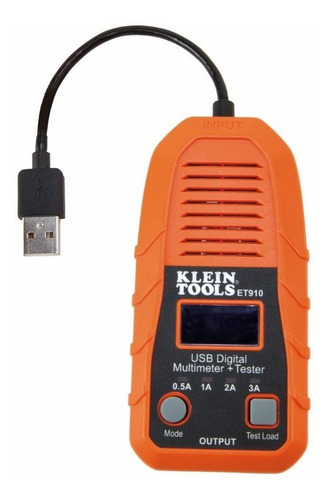 Multimetro Digital P/usb Kleintools Et910 5 Funcion 19200054