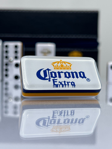 Dominó Corona Extra Cierre Blanco / Domino Corona Extra Azul