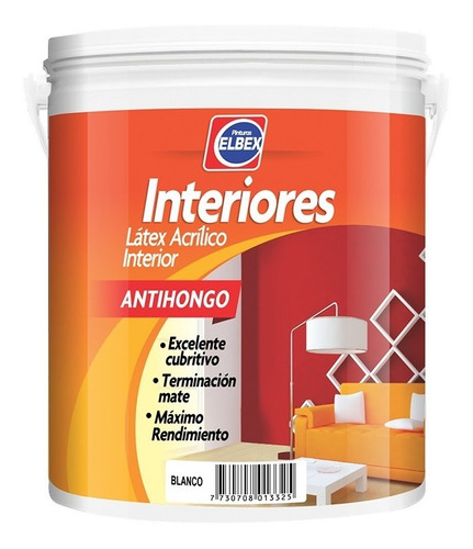 Pintura Latex Interiores Elbex (20 Litros)