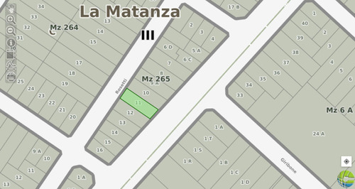 Venta Terreno / Lote En Villa Madero, La Matanza