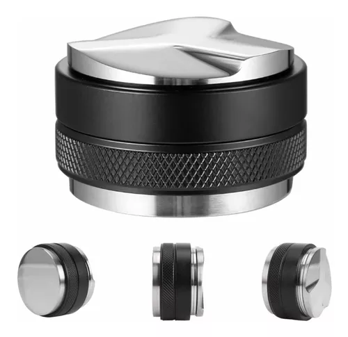 Tamper Y Distribuidor De Cafe Barista 58mm Acero Inox. 2en1