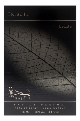 Eau De Parfum Najdia Tribute, Perfume Lattafa Unisex, 100 Ml