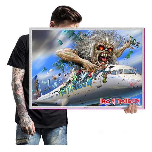 Eddie Iron Maiden Poster Quadro Heavy Metal Bruce A2 21