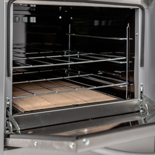 Imagen 5 de 5 de Cocina industrial Saho Jitaku 550 a gas 4 hornallas acero inoxidable puerta ciega 73L