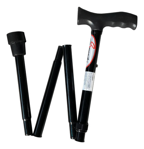 Baston Mango T Plegable Aluminio Negro Speedy