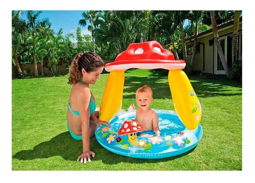 Pileta Inflable Para Bebe Intex Hongo 102x89cm / 45lts