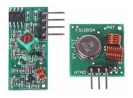 Modulo Rf Emisor Y Receptor 315mhz Comunicación Inalámbrica