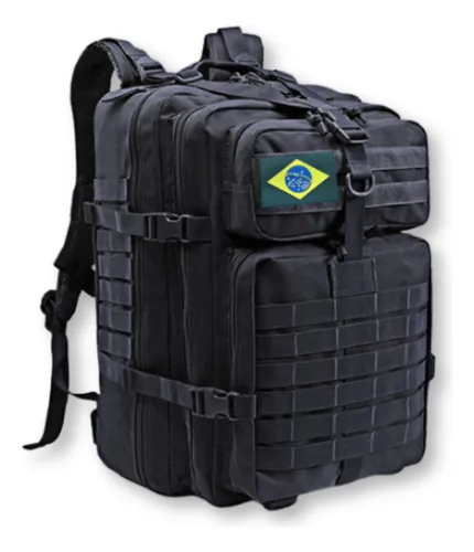Mochila Tática Grande Resistente 50l Para Viagem Aventura