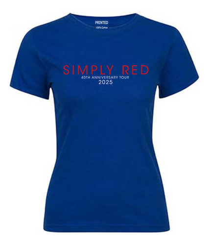 Polera Mujer Estampado Simply Red
