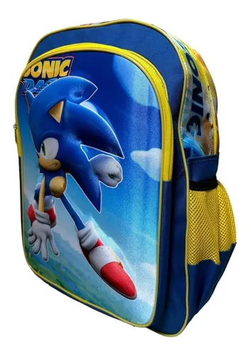 57 Pçs/set Super Sonic 3d Imprimir Mochila Escolar Mochila P