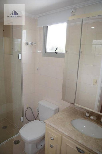Apartamento Para Alugar Em Moema, Ed. Modular Da Vinci, 3 Dormitórios Sendo 1 Suíte, Varanda Ampla, 4 Banheiros, 2 Vagas Na Garagem, 97 M², São Paulo. - Ap1143