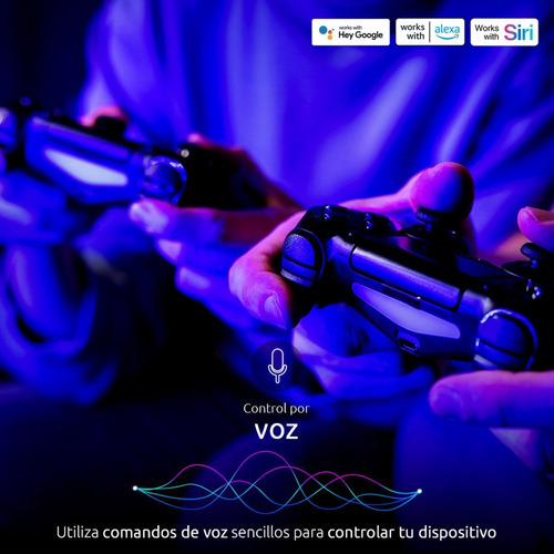 Imagen 5 de 8 de Ampolleta Led Inteligente Wifi Rgb Nexxt E27 - Revogames