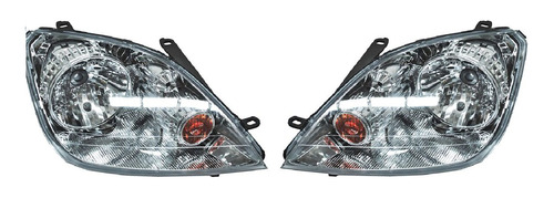 Par De Faros Ford Fiesta 2003 2004 2005 2006 2007 Izq Y Der.