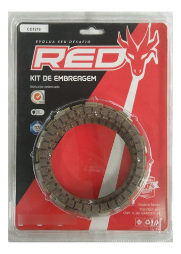 Kit Discos Embreagem E Junta Suzuki Gsf 650 Bandit 07/15 Red