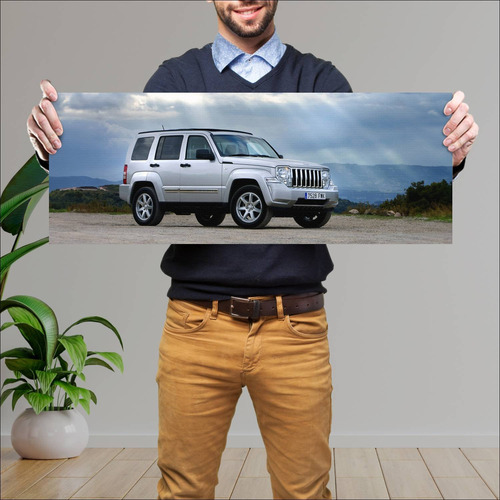 Cuadro 30x80cm Auto 2007 Jeep Cherokee Limited 3 7