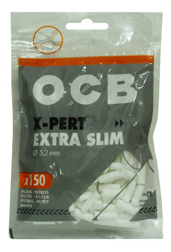 Filtro Ocb X-pert Extra Slim - 150 Filtros 5,2mm