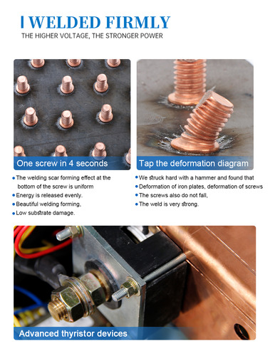 Máquina De Solda Stud Welding Capacitiva Rsr-3500 M3-m12 Top