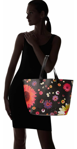 Cartera Desigual Nueva Reversible Floreada Namibia