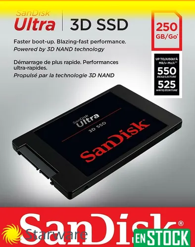 Sandisk ultra 3d ssd 250gb sale