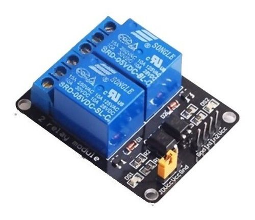 Rele Optoacoplador De 2 Canales , Arduino,pic