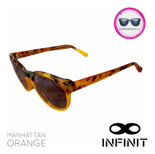 Lentes De Sol Infinit Manhattan Orange Rise In Fashion
