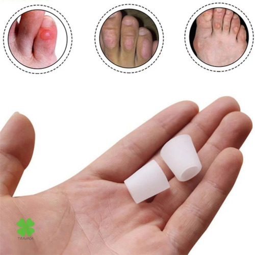 Imagem 7 de 8 de Dedeira Em Gel Silicone 7 Pares Protetor De Dedos Dos Pés
