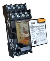 Comprar Relé Finder 55.34.8.120.0040 Coil 120vac, 7a 14 Pin Con Base