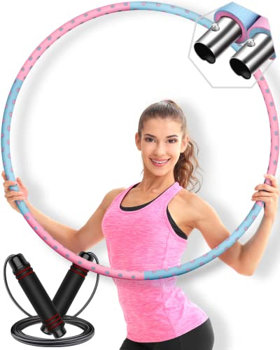 Hula Hoops Con Peso Para Mujeres - Aro De Ejercicio Estable