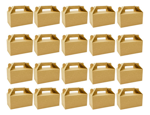 Caja De Cartón Para Macarrones Con Pollo Frito, 25 Unidades