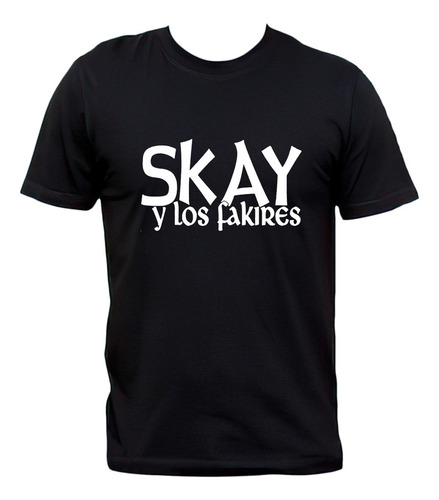 Remera Skay Y Los Fakires Rock Nacional Skay Beilinson