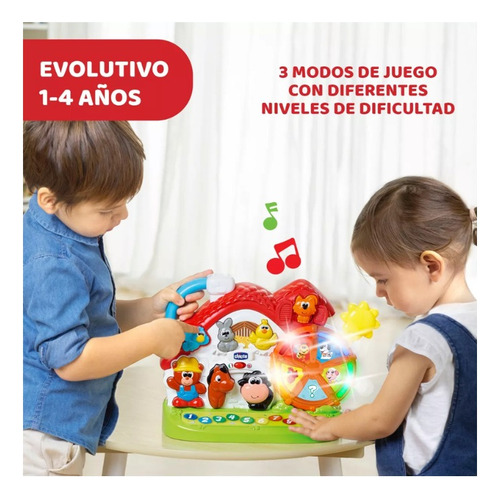 Juguete Didáctico Chicco Nueva Granja Parlante Bilingue