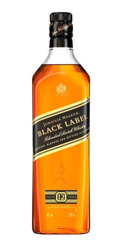 Whisky Johnnie Walker Etiqueta Negra 1000 Ml. 