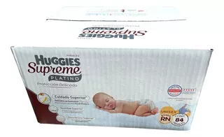 Pañales Huggies Supreme Recién Nacido 84 Pañales