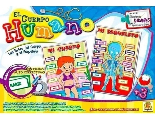 Juego El Cuerpo Humano Implas Art 350