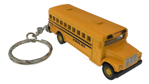Llavero De Autobús Escolar Con Diseño De Minicargas