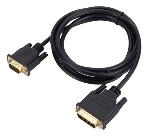 Cabo Dvi-d 24+5 Macho X Vga Macho 1,5m Para Monitor
