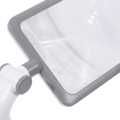 Lupa Con Luz Para Regalos, Lupa Blanca