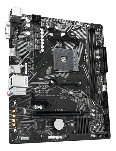 Tarjeta Madre Gigabyte A520m K V2 Am4 2ddr4 2133mhz A 500mhz