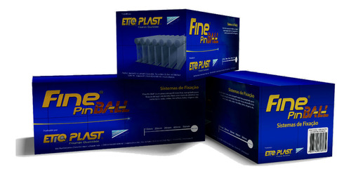 Pino Plástico Fine Pin Ball Etiqplast 20mm (5 Mil)