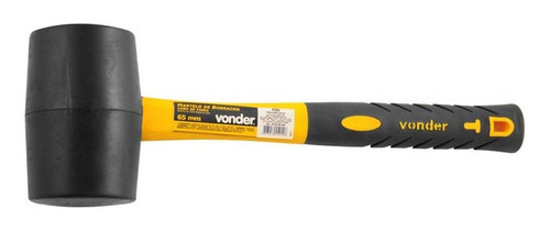 Martelo De Borracha 65mm 680g Cabo Em Fibra Vonder