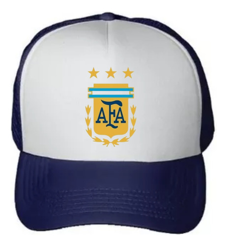 Gorra Trucker Argentina Afa Messi Campeon Mundial Futbol