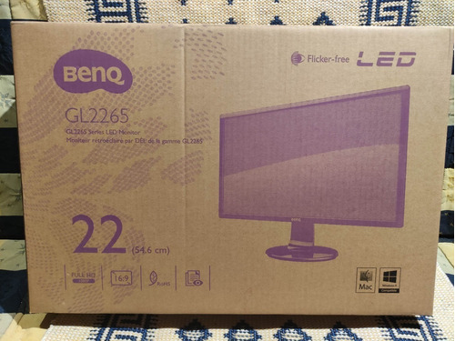 Monitor Benq Led 22  Gl2265, Como Nuevo. 