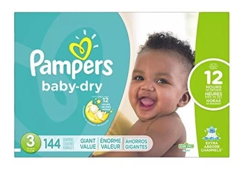 Pañales Pampers Etapa 3 X 144 Unidades Envío Gratis Nacional