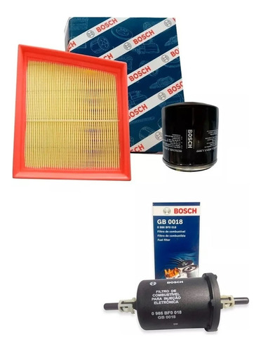 Kit De Filtros Ford Fiesta Ka Duratec Sigma Bosch 