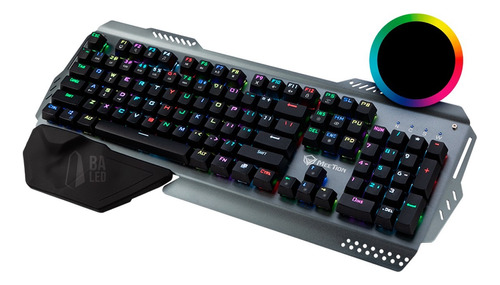 Teclado Gamer Mecanico Inverse Gray Meetion Mt-mk20 Premium