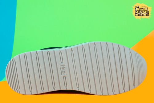 Imagen 3 de 8 de Flexi De Dama Tenis Urbanos Plataforma 4.5 Cm 101001 Negro