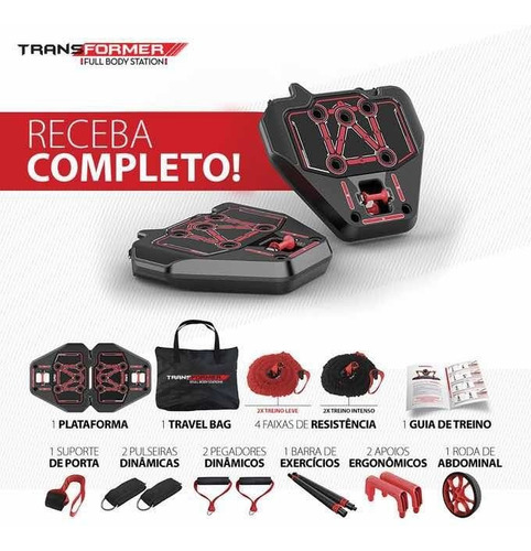 Plataforma Treinos Funcionais - Transformer + 200 Exercícios